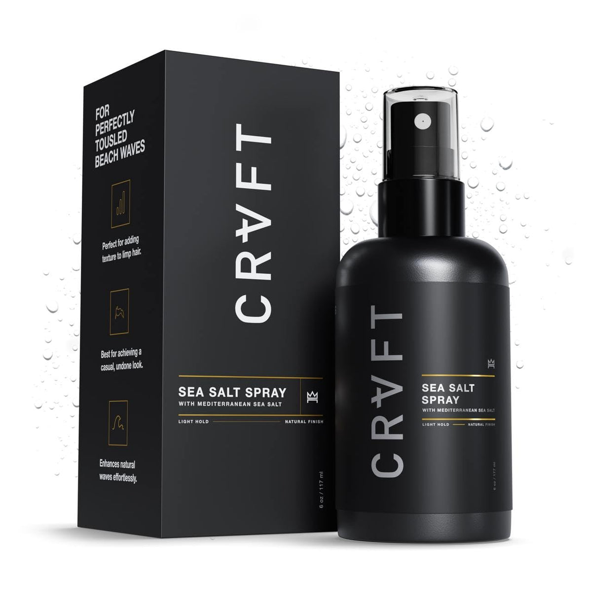 Hair Craft Co. bottle front view showing branding and volume benefit
