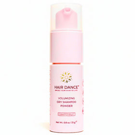 Hair Dance front packaging showing travel-size jar and grapefruit scent benefit