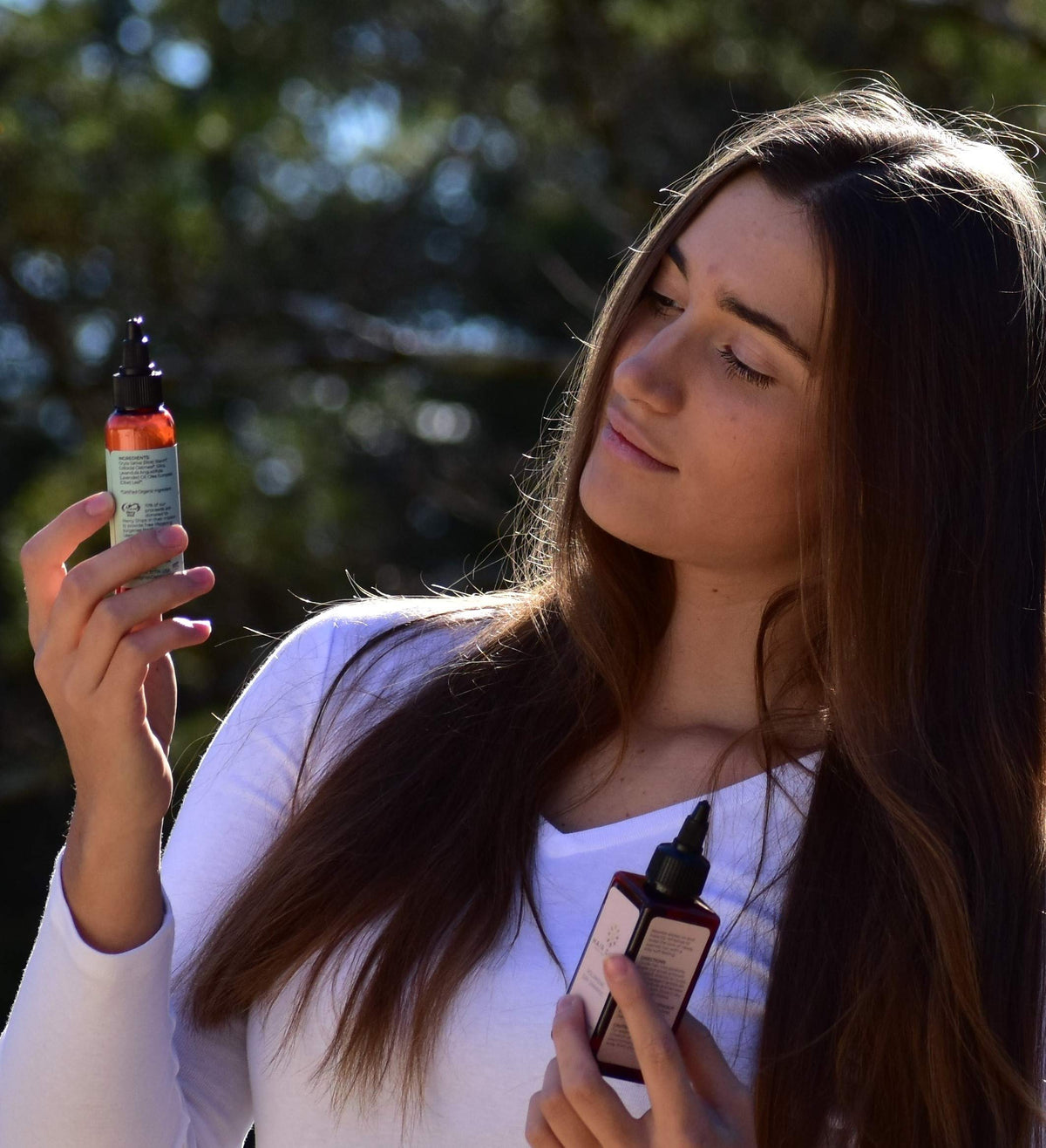 Hair Dance lavender blooms next to product conveying calming scent