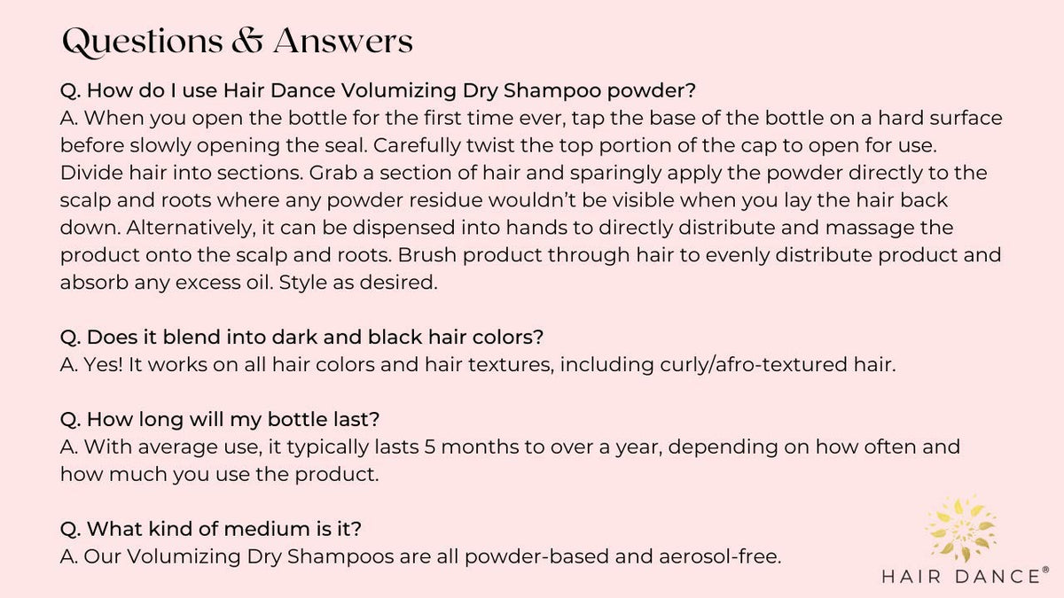 Hair Dance in a gym bag showing convenience for post-workout refreshes