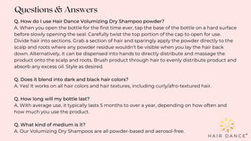 Hair Dance in a gym bag showing convenience for post-workout refreshes