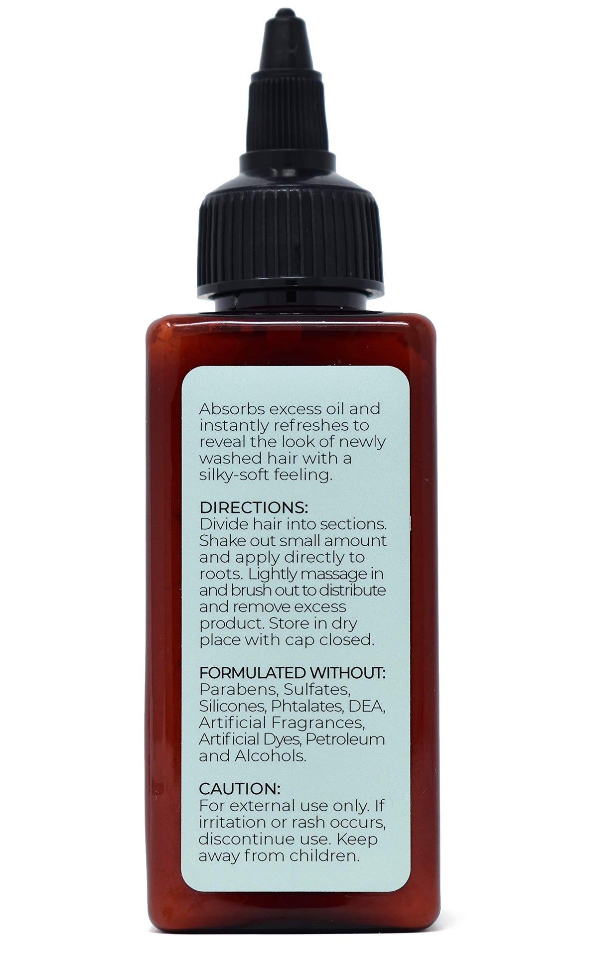 Hair Dance jar held in hand showing 2 oz compact travel convenience