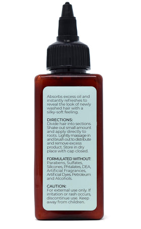 Hair Dance jar held in hand showing 2 oz compact travel convenience