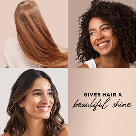 Hair Food nozzle releasing fine mist for even heat coverage