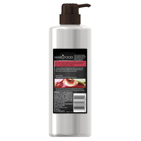 Hair Food back label showing usage directions and product details