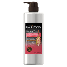 Hair Food front bottle showing label and fragrance benefits