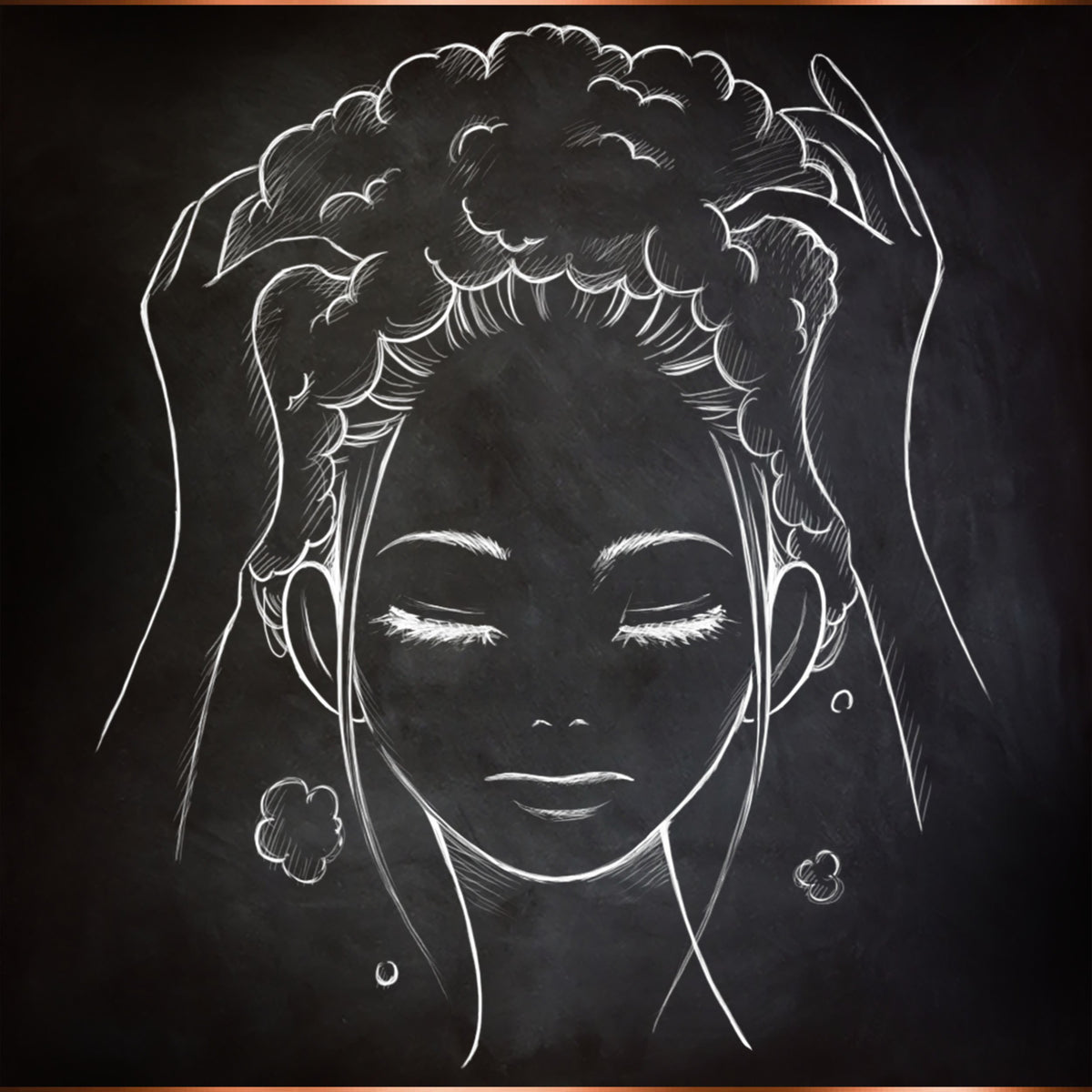 Hair Food in use on wet hair demonstrating color-safe cleansing