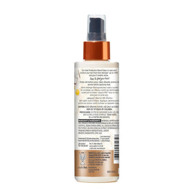 Hair Food bottle tucked in travel bag for on-the-go protection