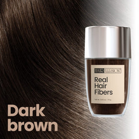 Hair Illusion close-up of real-hair fiber texture, provides natural light reflection