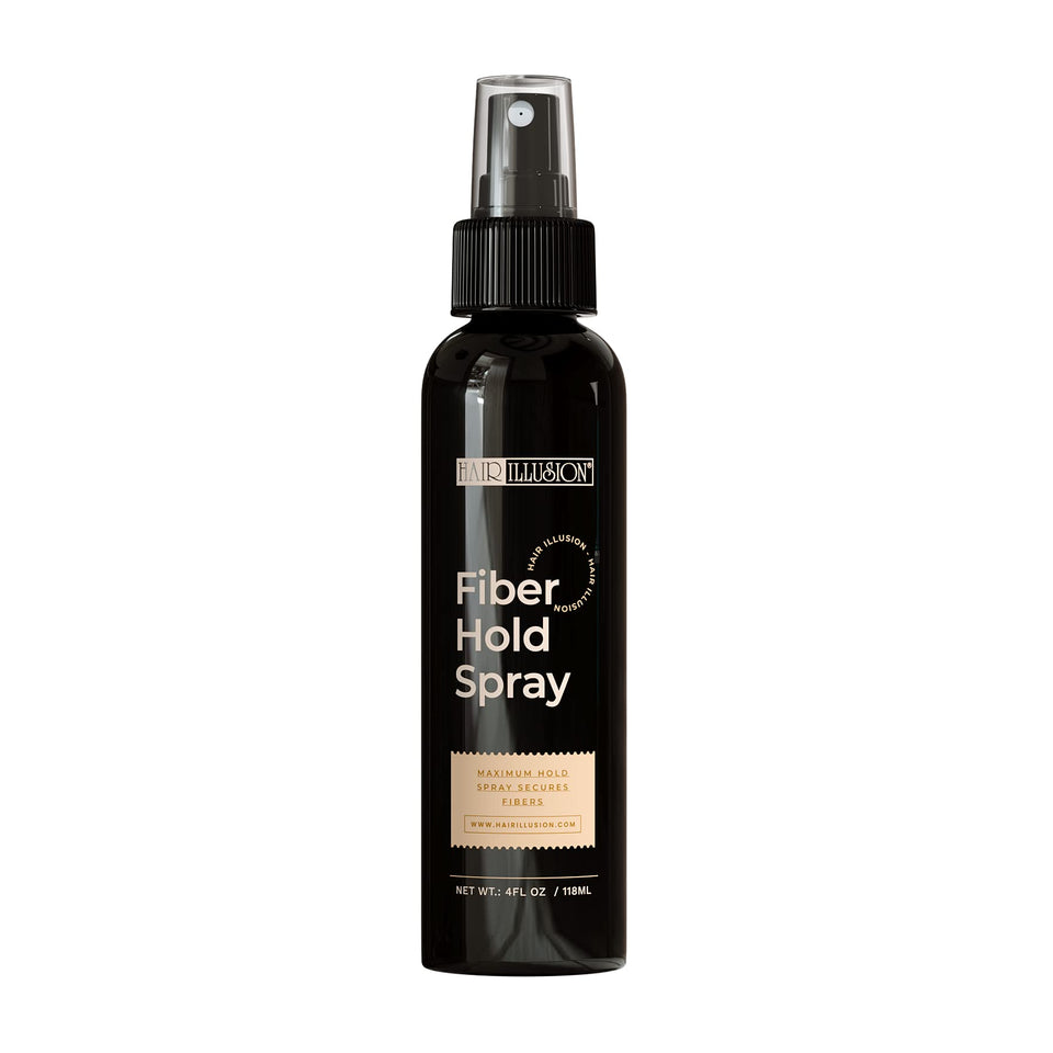 Hair Illusion front packaging showing 4 oz spray and branding benefits