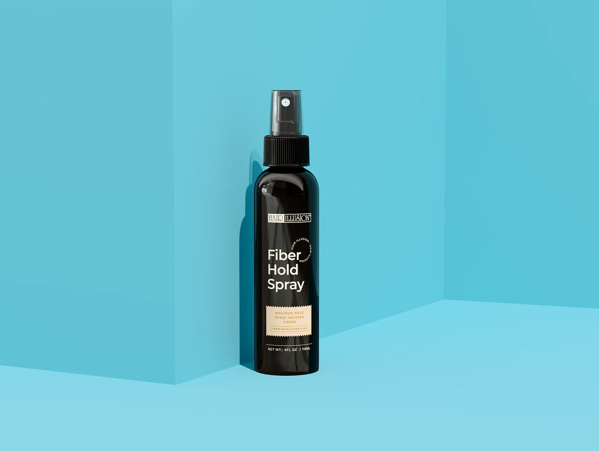 Close-up of Hair Illusion spray nozzle demonstrating precise application control