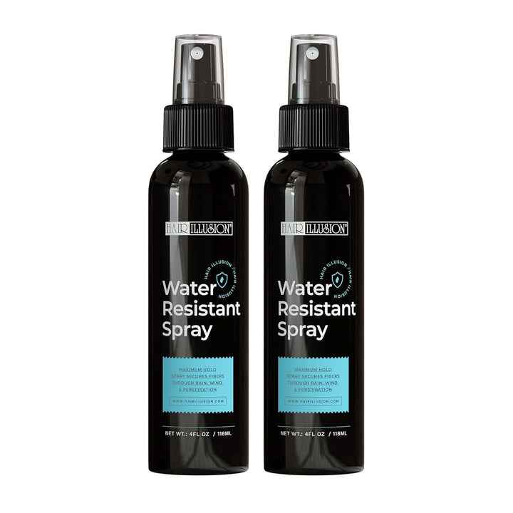 Hair Illusion front packaging showing label and two-spray benefit