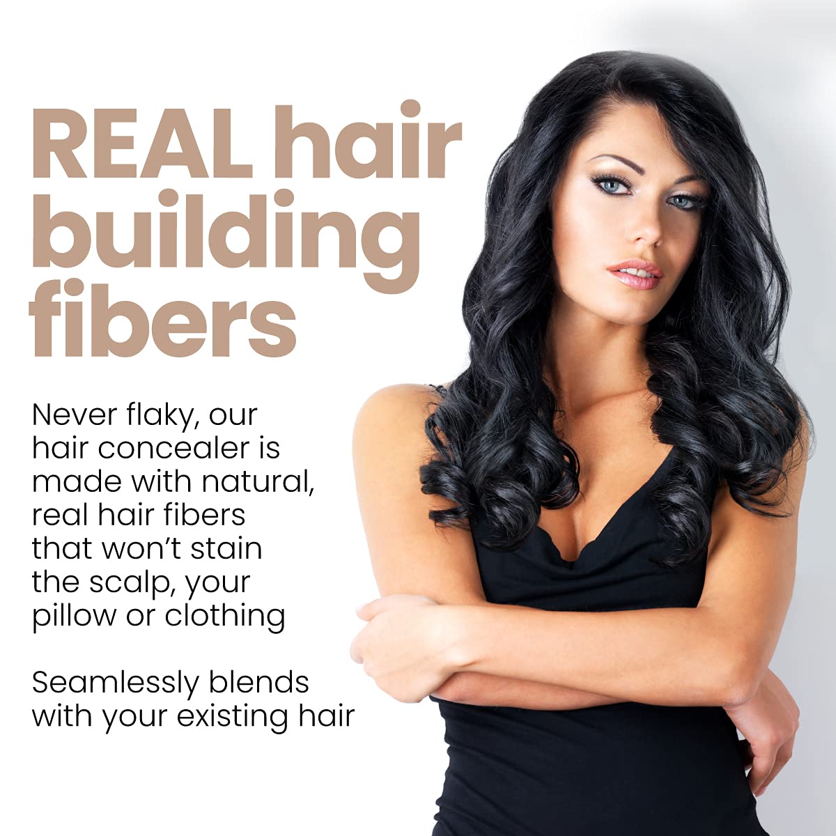 Hair Illusion hairline optimizer held in hand to shape edges and create natural-looking hairline