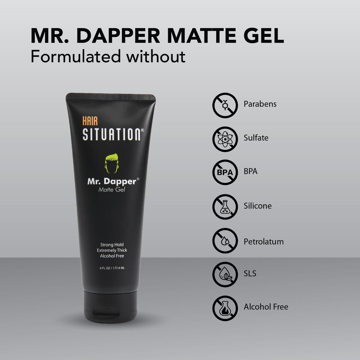 Hair Situation on-model office setting showing natural matte hairstyle and all-day confidence