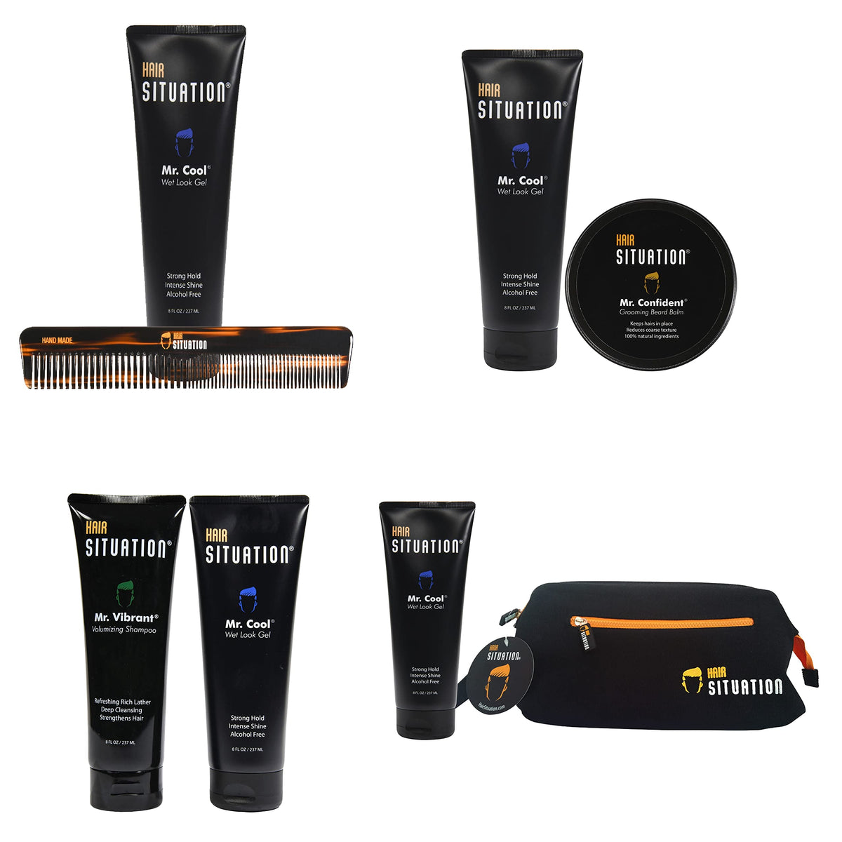 Hair Situation on bathroom shelf lifestyle shot showing grooming convenience