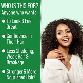 Hair Thickness Maximizer dropper releasing lightweight serum texture