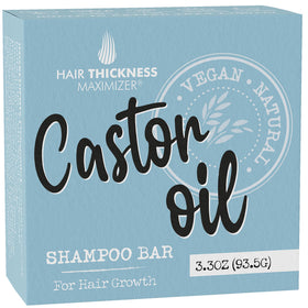 Hair Thickness Maximizer front packaging showing eco-friendly bar benefit