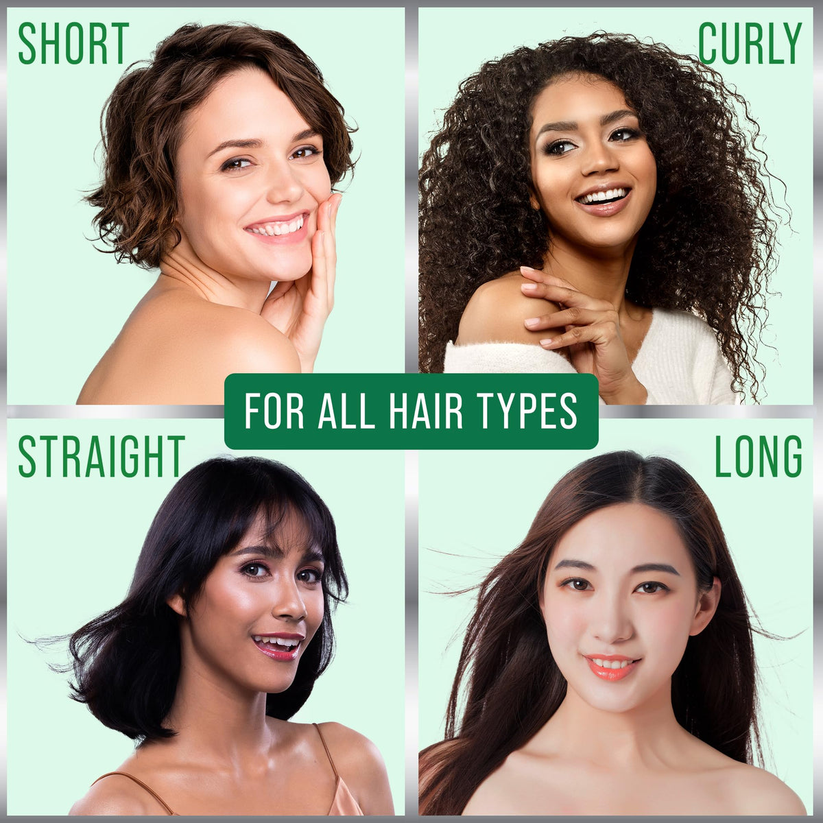 Hair Thickness Maximizer on hair lengths and ends showing improved smoothness benefit