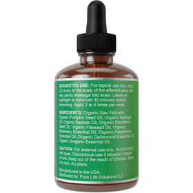 Hair Thickness Maximizer bottle staged on bathroom shelf for routine