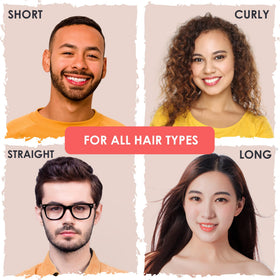 Hair Thickness Maximizer styled hair showing fuller, natural-looking results