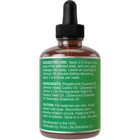 Hair Thickness Maximizer bottle on bathroom shelf suggesting daily routine use