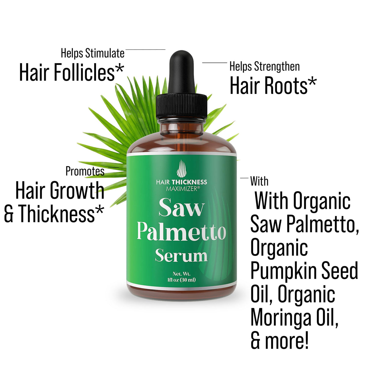 Hair Thickness Maximizer applying serum to scalp for targeted benefit