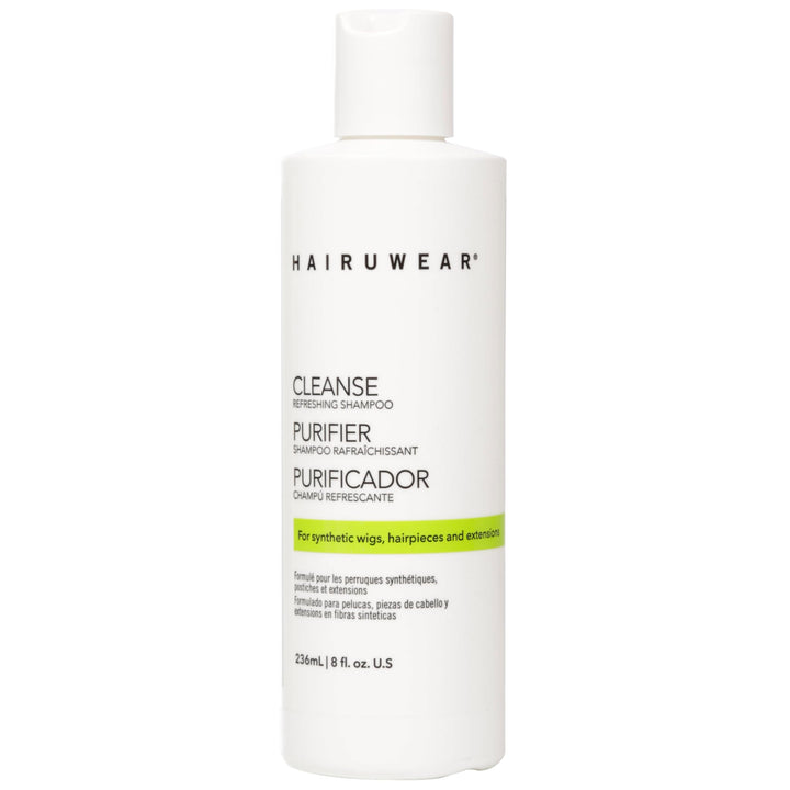 Hair U Wear front label showing product name and benefits