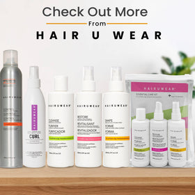 Hair u wear used outdoors to illustrate humidity resistance and frizz control benefit