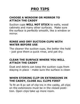Hair Works close-up of suction cups illustrating secure anchor benefit