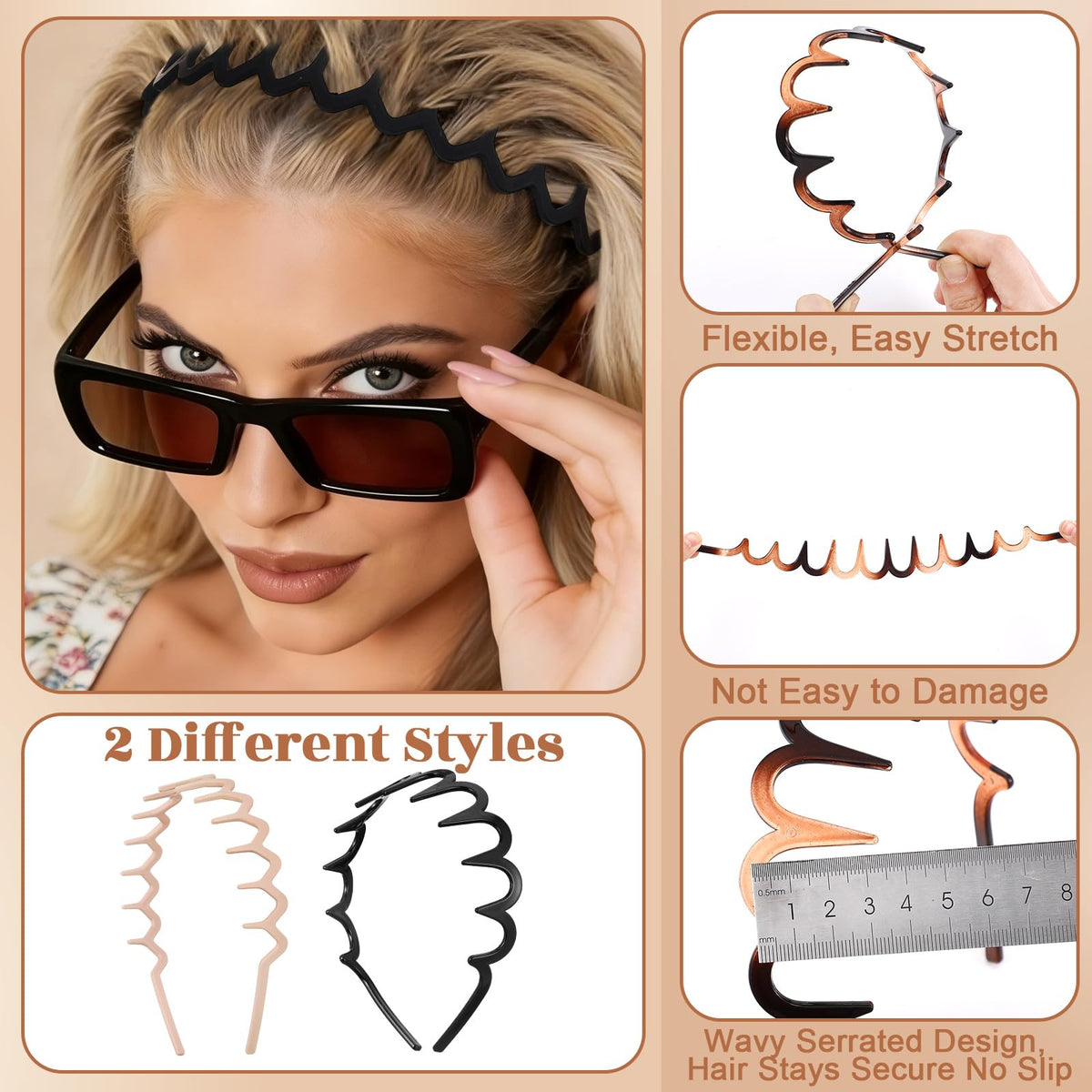 HairChrysm cotton elastic band detail highlighting soft, washable comfort