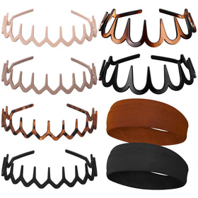 HairChrysm front product display showing full 8-piece set and styling options