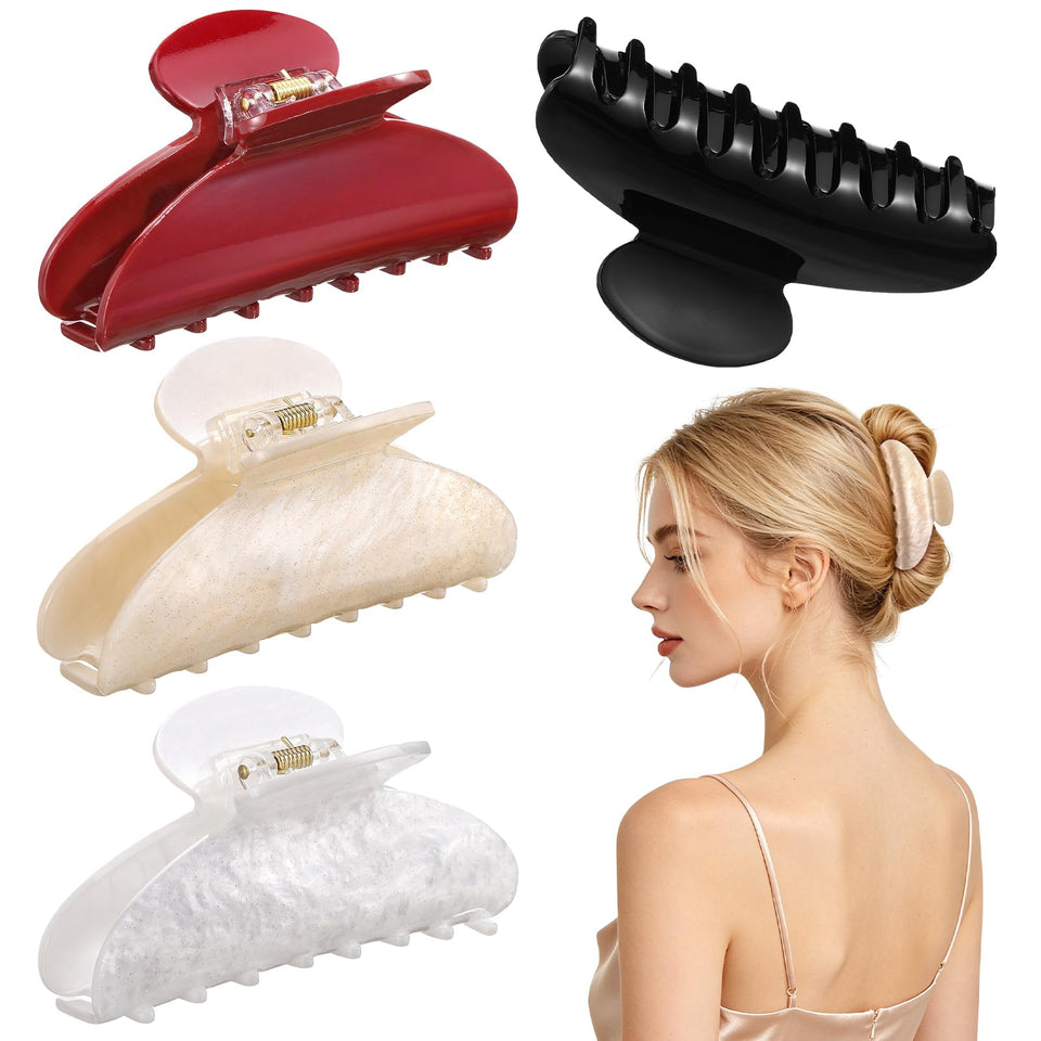 HairChrysm front view pack showing four clips and gift box, ready to gift