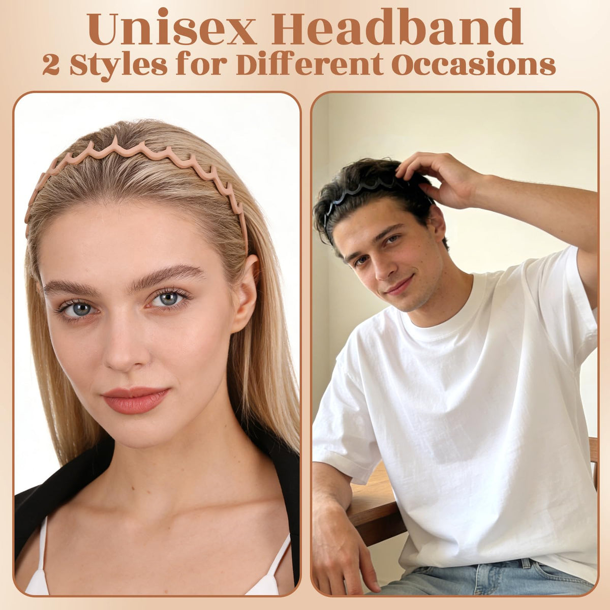 HairChrysm on man studio portrait displaying unisex styling versatility