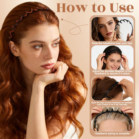 HairChrysm resin headbands color variation array for outfit matching