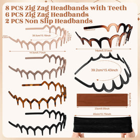 HairChrysm close-up of resin zig zag teeth demonstrating secure non-slip hold