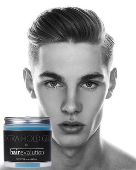 Hairevolution gel texture close-up highlighting thick smooth consistency for strong hold