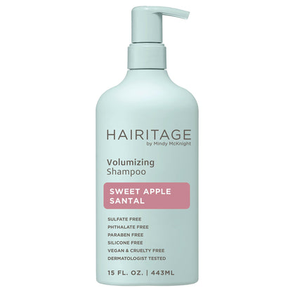 Hairitage front bottle view showing packaging and product benefit