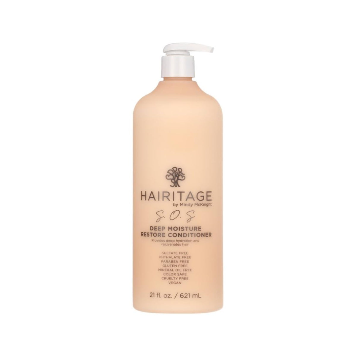 Hairitage front jar deep conditioner showing packaging and brand benefits