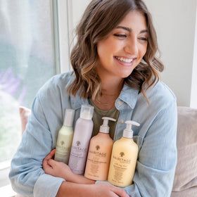Hairitage Magic Spell front packaging showing texturizing spray for lightweight volume