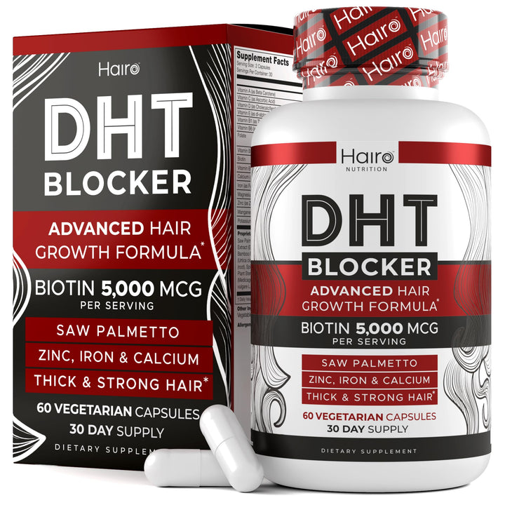Hairo Nutrition front packaging showing bottle and brand for confident purchase