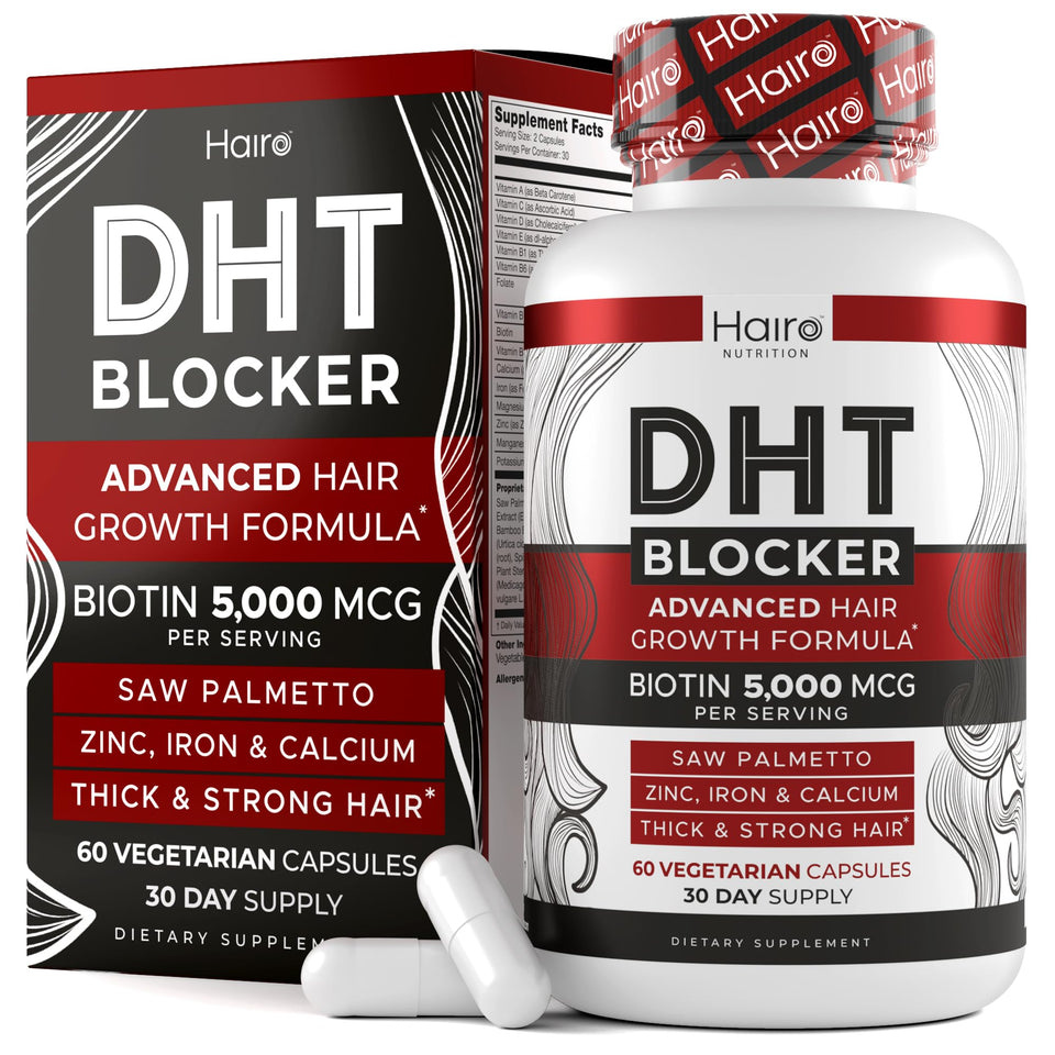 Hairo Nutrition front packaging showing bottle and brand for confident purchase