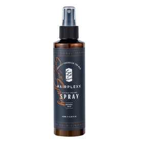 Hairplexx bottle front view showing seasalt spray and benefits