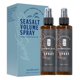 Hairplexx front spray bottle showing product and matte finish benefit