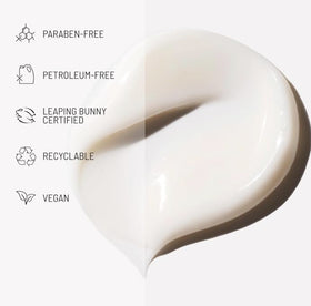 Hairstory Hair Balm next to common objects showing 4 oz travel-friendly benefit
