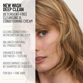 Hairstory New Wash pump close-up highlighting convenient dispensing and control