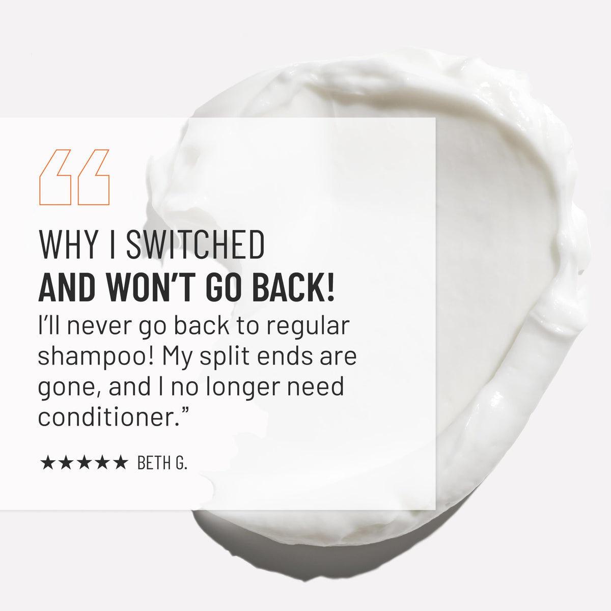 Hairstory bottle styled in bathroom to show routine-friendly, salon-grade benefit