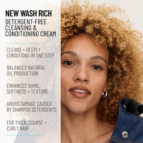 Hairstory New Wash Rich creamy pour and milky texture for easy emulsifying