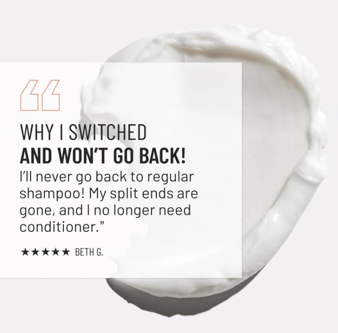 Hairstory New Wash Rich refill pouch emphasizing lower-waste packaging benefit