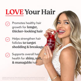 HAIRtamin gummy close-up texture highlighting chewable consistency