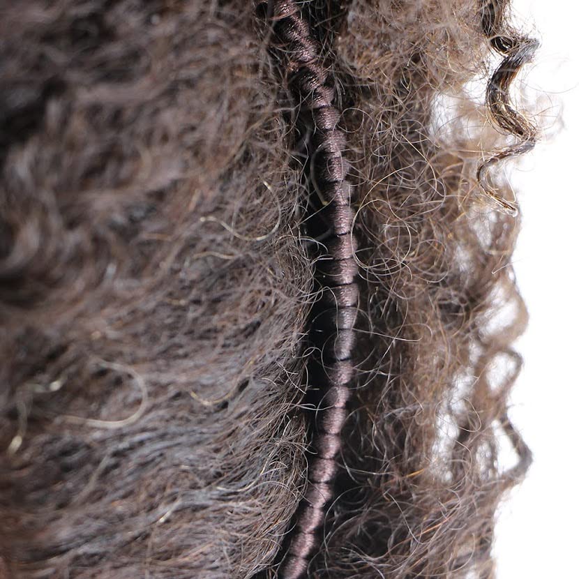 HairZing elastic double-comb connection providing flexible, balanced grip